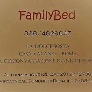  Hébergement de vacances Familybed Monteverde-vaticano